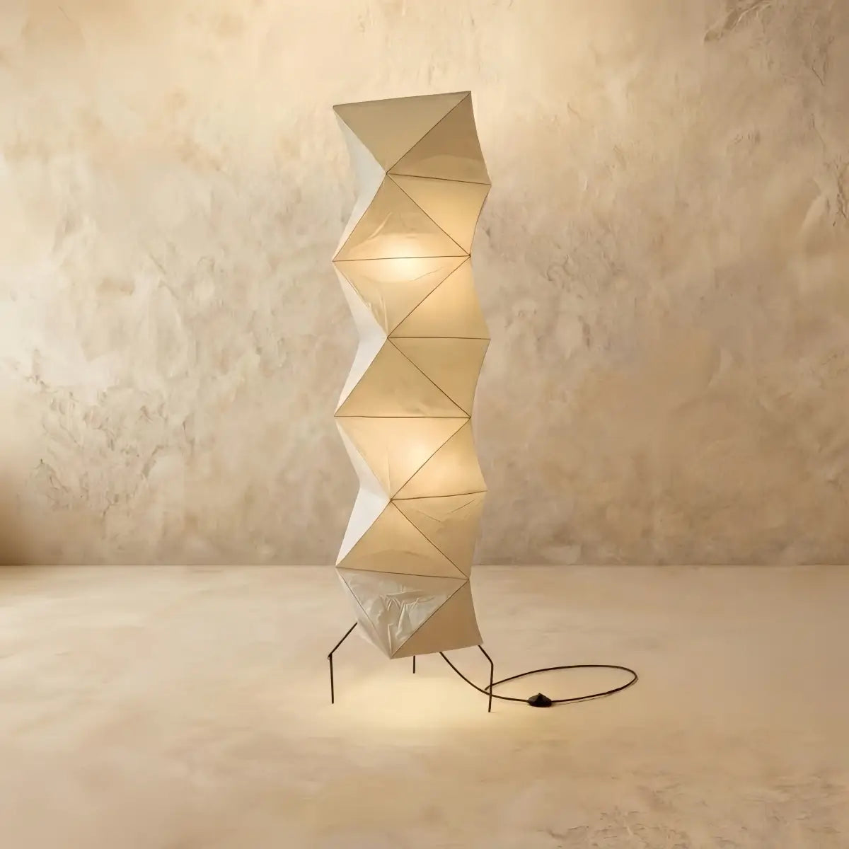 Zenno Wabi-Sabi-Metal & Paper Milk White for Bedroom