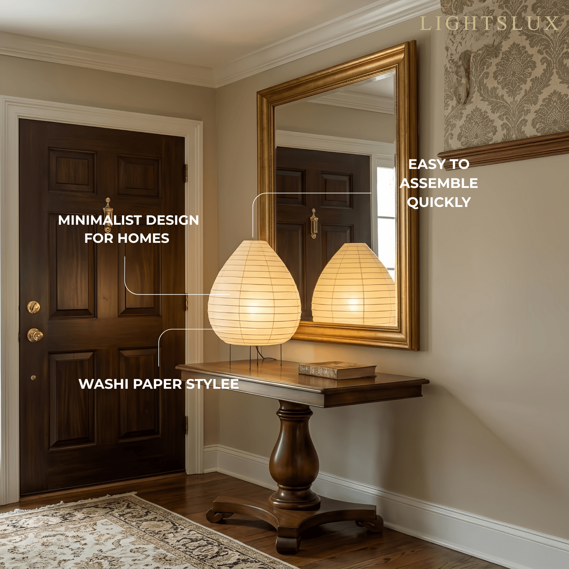 Minimalist Teardrop Table Lamp