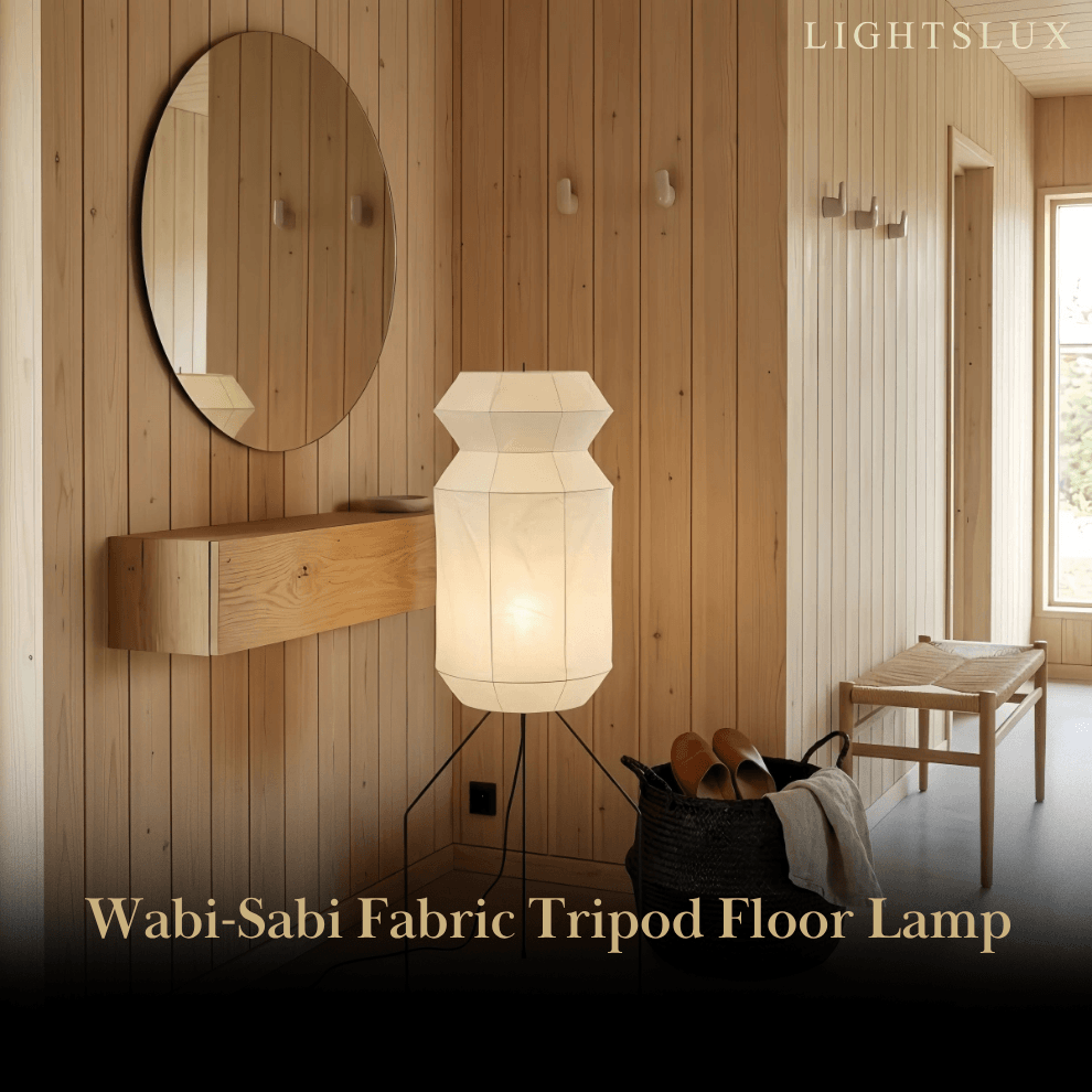 Tripod Floor Lamp -- Decorative Ambient Light for Living Room