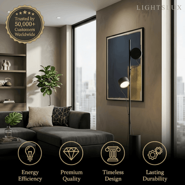 Arcato Classic Black Floor Lamp