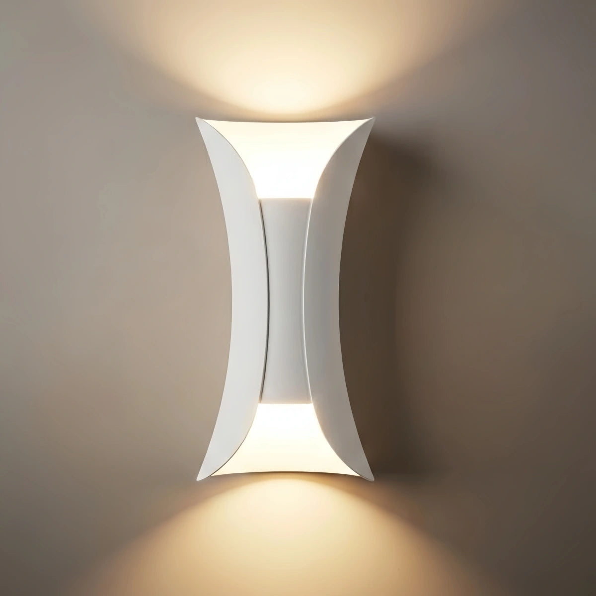 Modern Curved Outdoor Wall Mounted Led Light Dimensionb