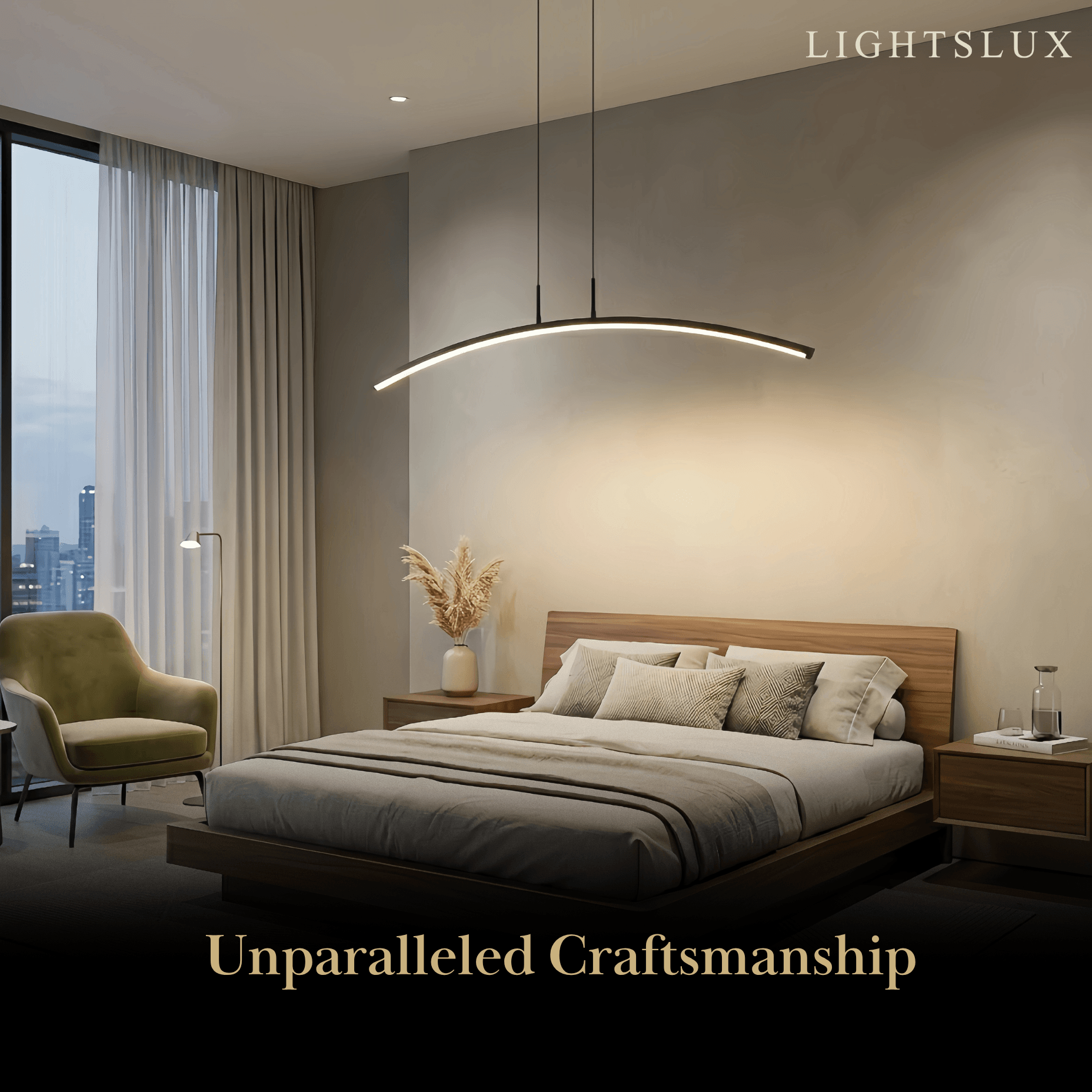Arcato Minimalist Linear Pendant Light