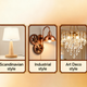 Various favorite lighting styles including modern, Scandinavian, industrial, Art Deco, and minimalist styles.