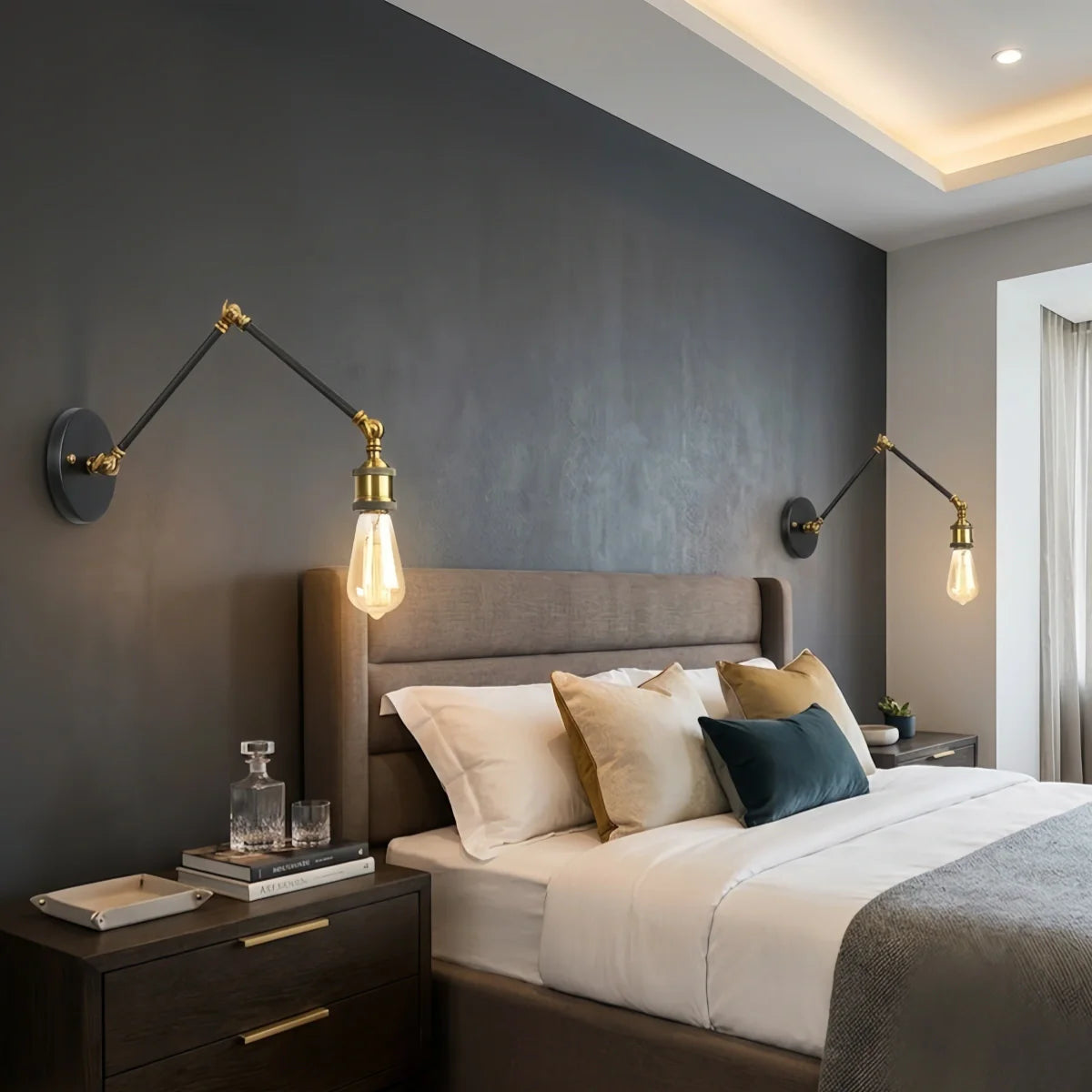 Adjustable Wall Sconces for Reading | Task Lighting