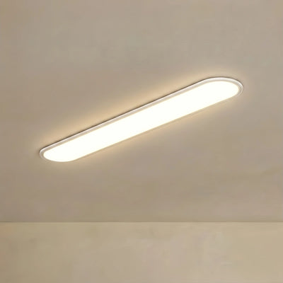 Arcato Minimalist White/Black LED Flush Mount Ceiling Light Living Room