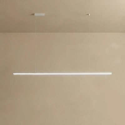 Arcato Modern LED Pendant Light – White/Black Metal/Glass for Dining Room