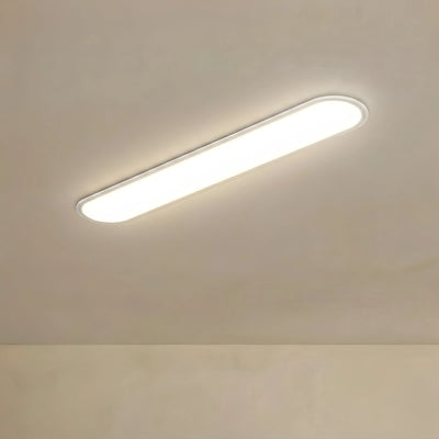 Arcato Minimalist White/Black LED Flush Mount Ceiling Light Living Room