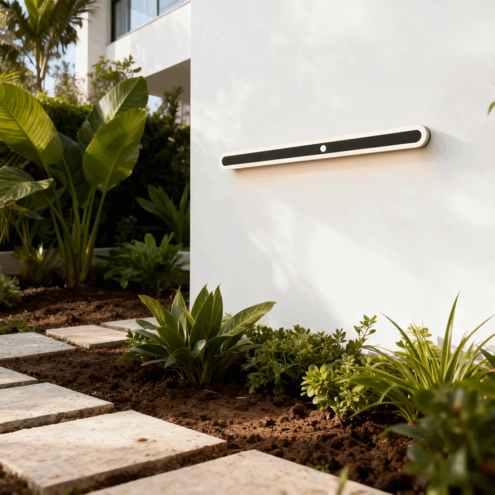 Arcato Modern Linear Outdoor Wall Lamp –  Sensor Light for Indoor/Outdoor