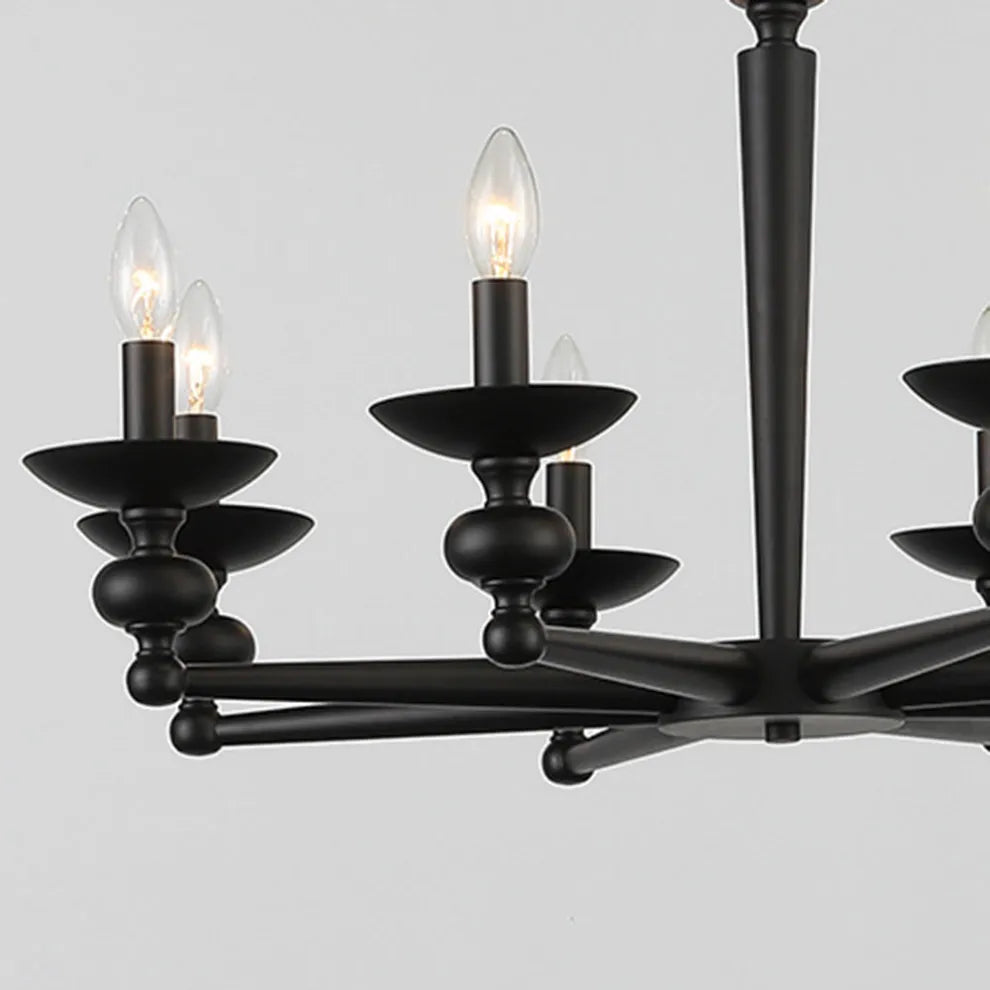  Chandelier - Convertible Wall/Pendant Light with Glass Dining/Living Room
