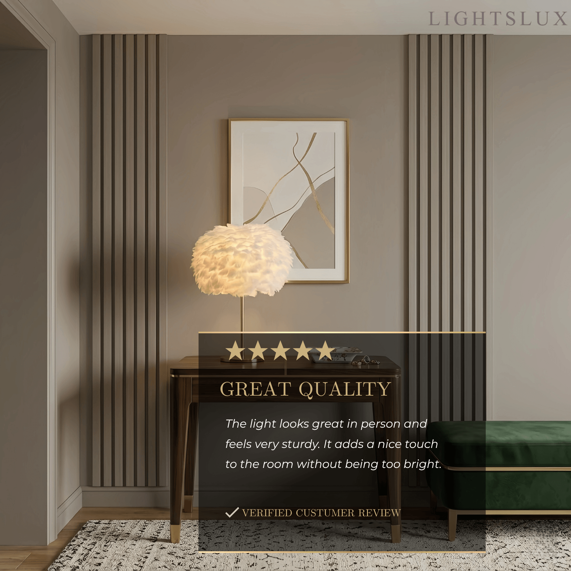 Elegant_Globe_Feather_Table_Lamp_--_Gold