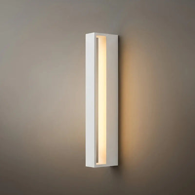 Arcato Modern Rectangular Outdoor Wall Lamp – Metal Sensor Light Garden/Patio