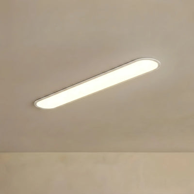 Arcato Minimalist White/Black LED Flush Mount Ceiling Light Living Room