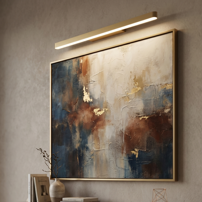 Minimalist Brushed Stainless Steel Wall Lamp -- Copper/Chrome/Black for Living Room/Bedroom