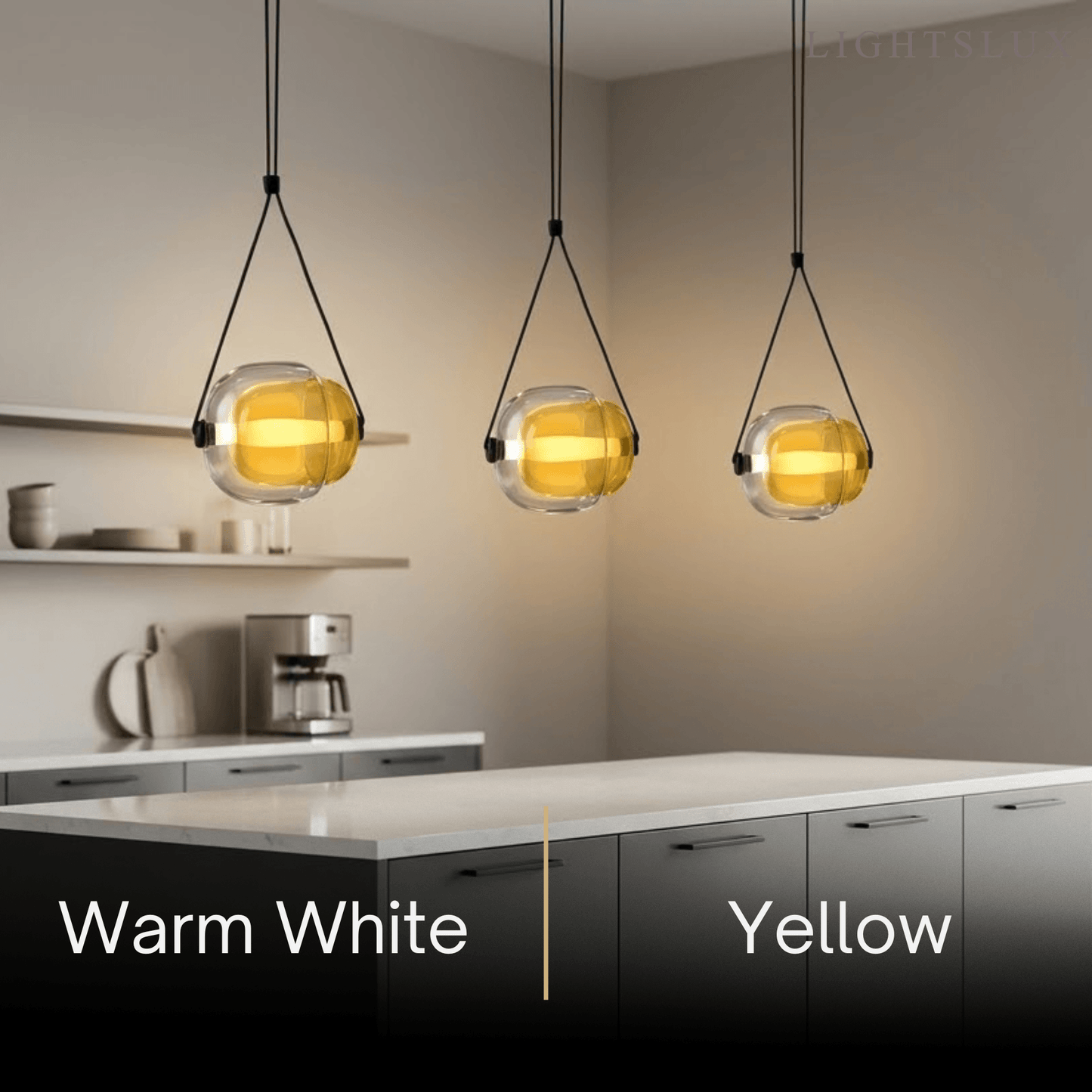 Morandia Modern Minimalist Glass Pendant Light