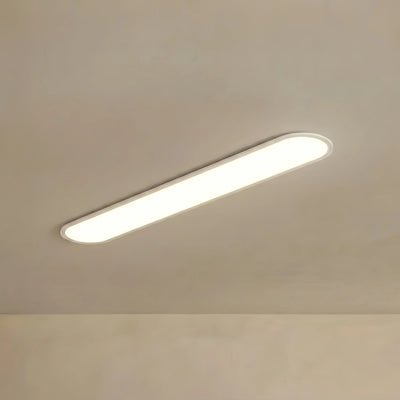 Arcato Minimalist White/Black LED Flush Mount Ceiling Light Living Room
