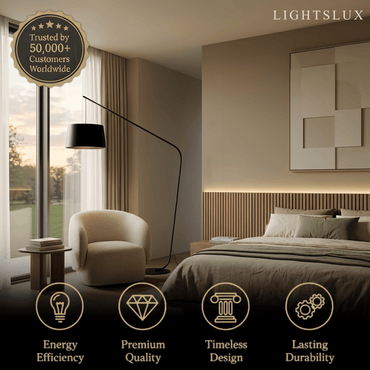 Velora Modern Black Floor Lamp