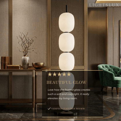 Velora Modern White Floor Lamp