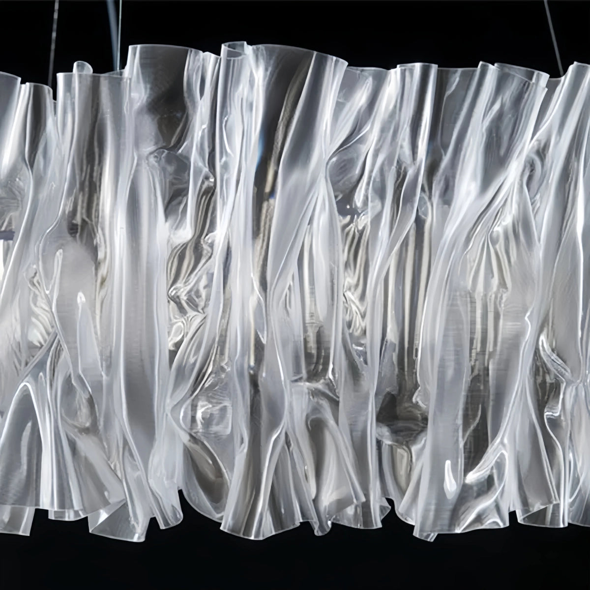 Designer Luxury Pleated Pendant Light