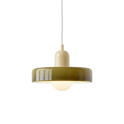 Morandia Nordic Pendant Light - Round Glass Shade for Living/Dining Room