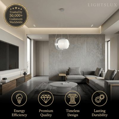 Morandia Modern Minimalist Glass Pendant Light