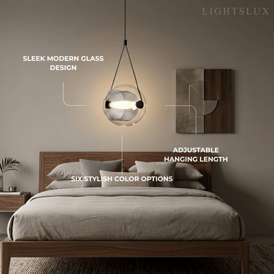 Morandia Modern Minimalist Glass Pendant Light