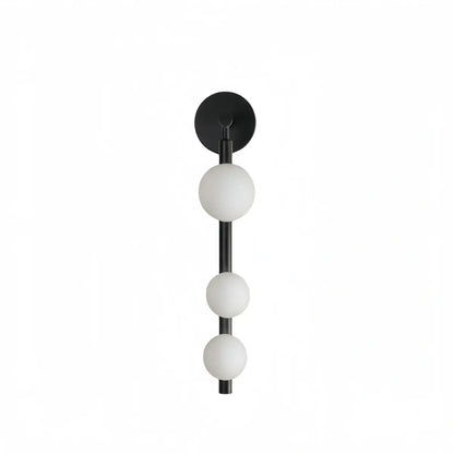Modern_Wall_Light__Black_Metal_Glass_Globular_Design