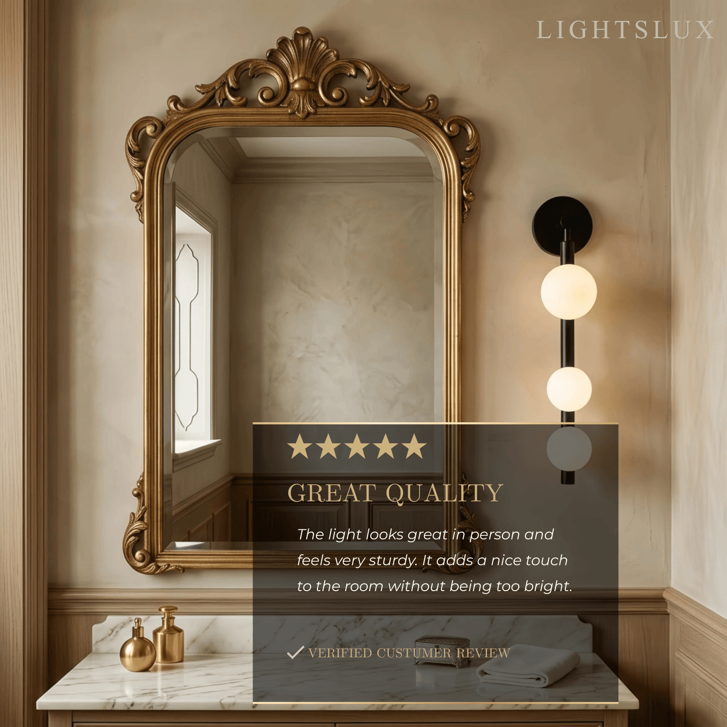 Modern_Wall_Light__Black_Metal_Glass_Globular_Design