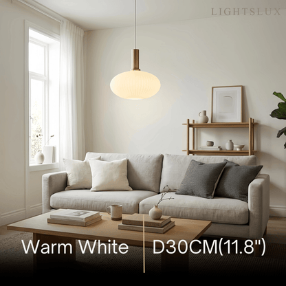 Crema Nordic White Pendant Light