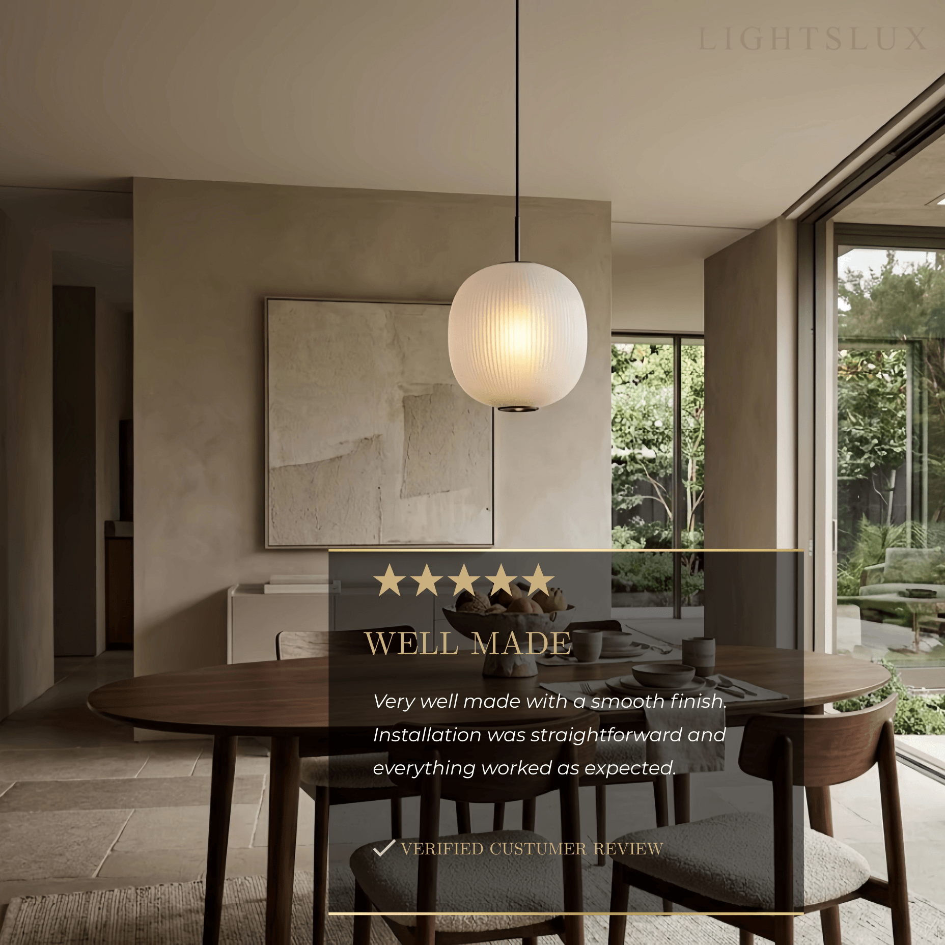 Vetro Modern Cylinder Pendant Light 