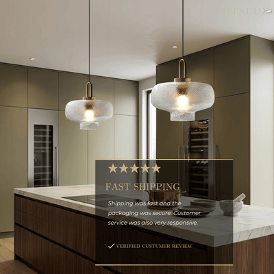Vetro Industrial Glass Bottle Pendant Light