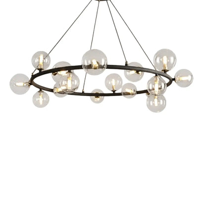 Chandelier - Metal Frame with Bubble Design for Living Room