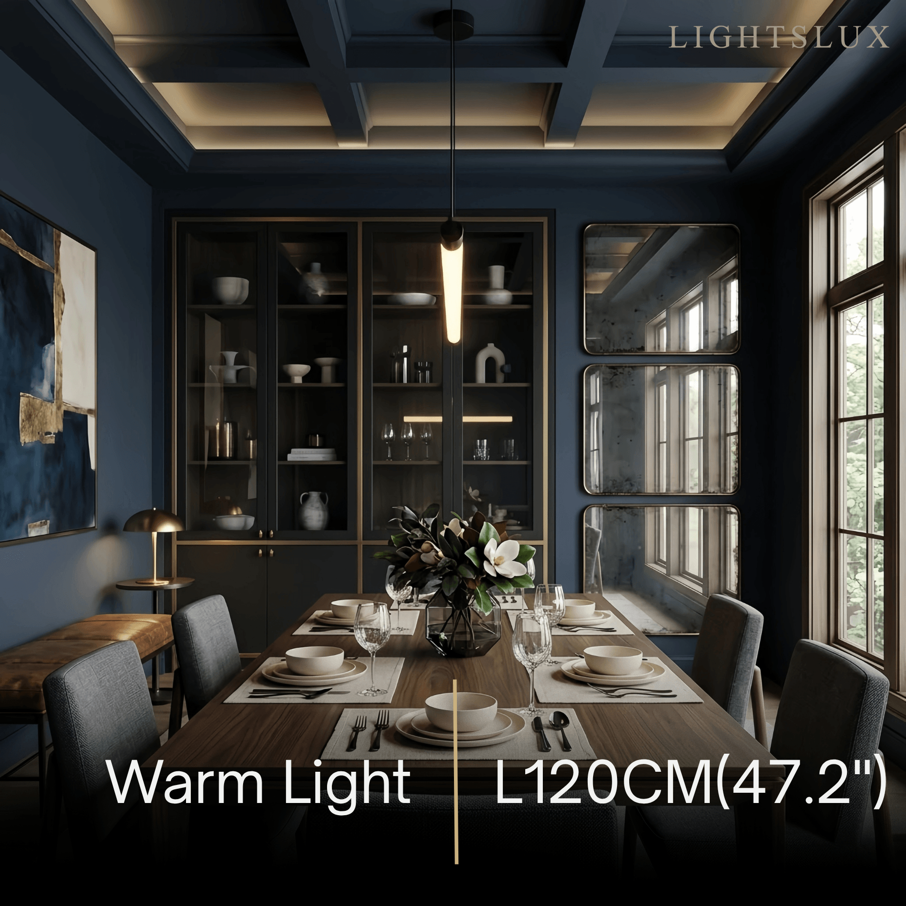 Arcato Minimalist Linear LED Pendant Light