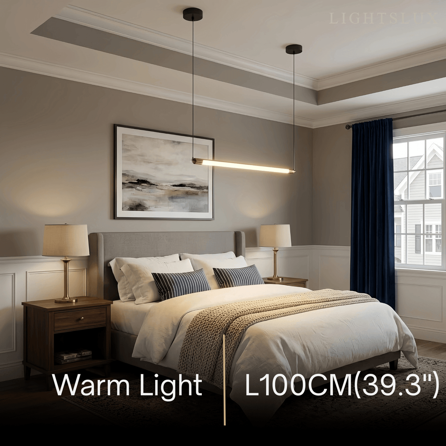 Arcato Minimalist Linear LED Pendant Light