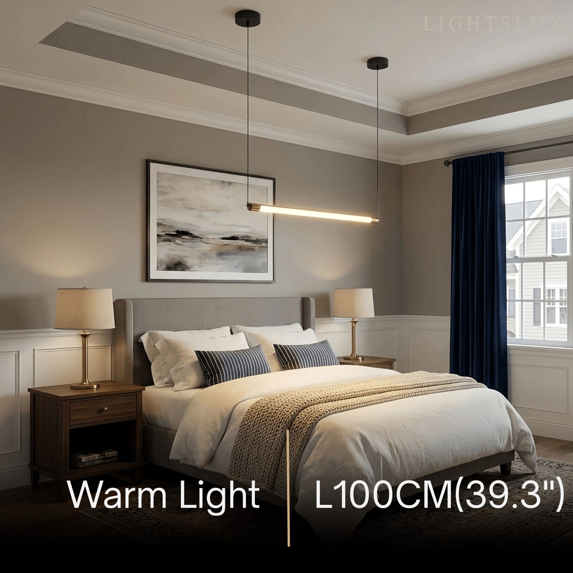 Arcato Minimalist Linear LED Pendant Light