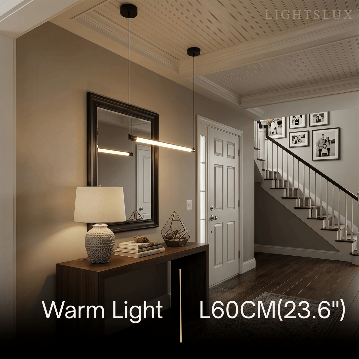 Arcato Minimalist Linear LED Pendant Light