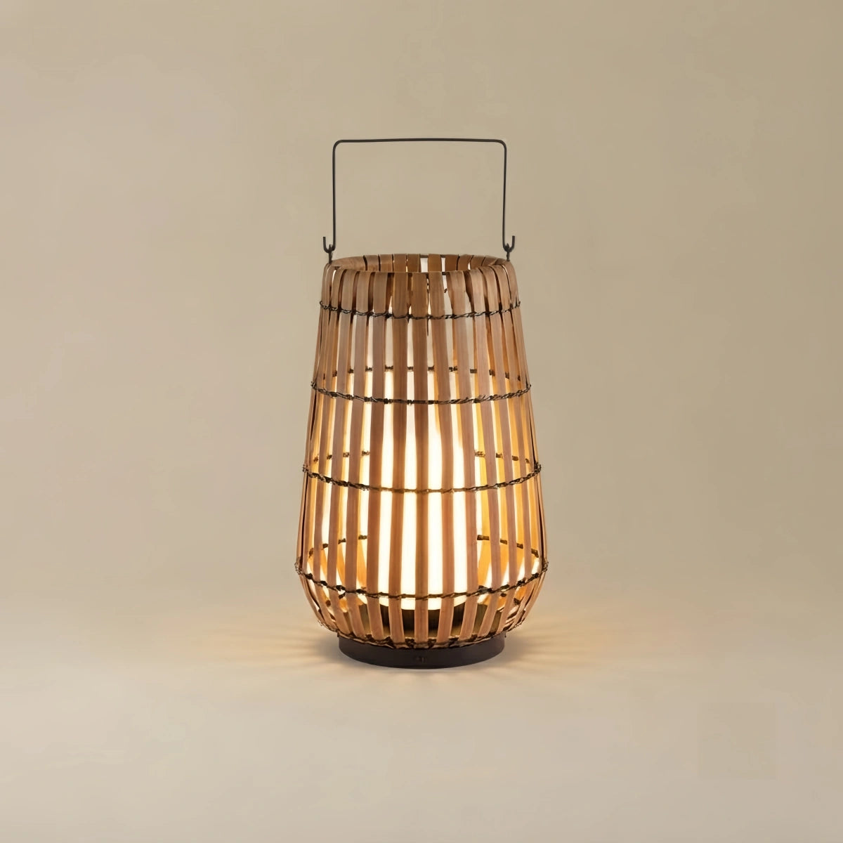  Lamp - Brown/Gray Solar Light for Outdoor Garden