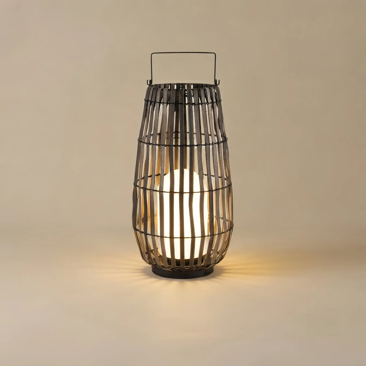 Path Lamp - Brown/Gray Solar Light for Outdoor Garden