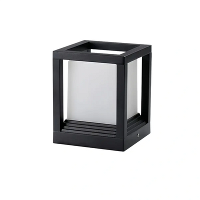 Arcato Modern Square Outdoor Pillar Light