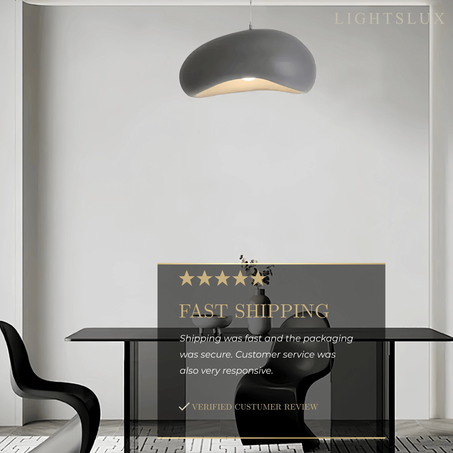 Morandia Modern Bread-Shaped Pendant Light