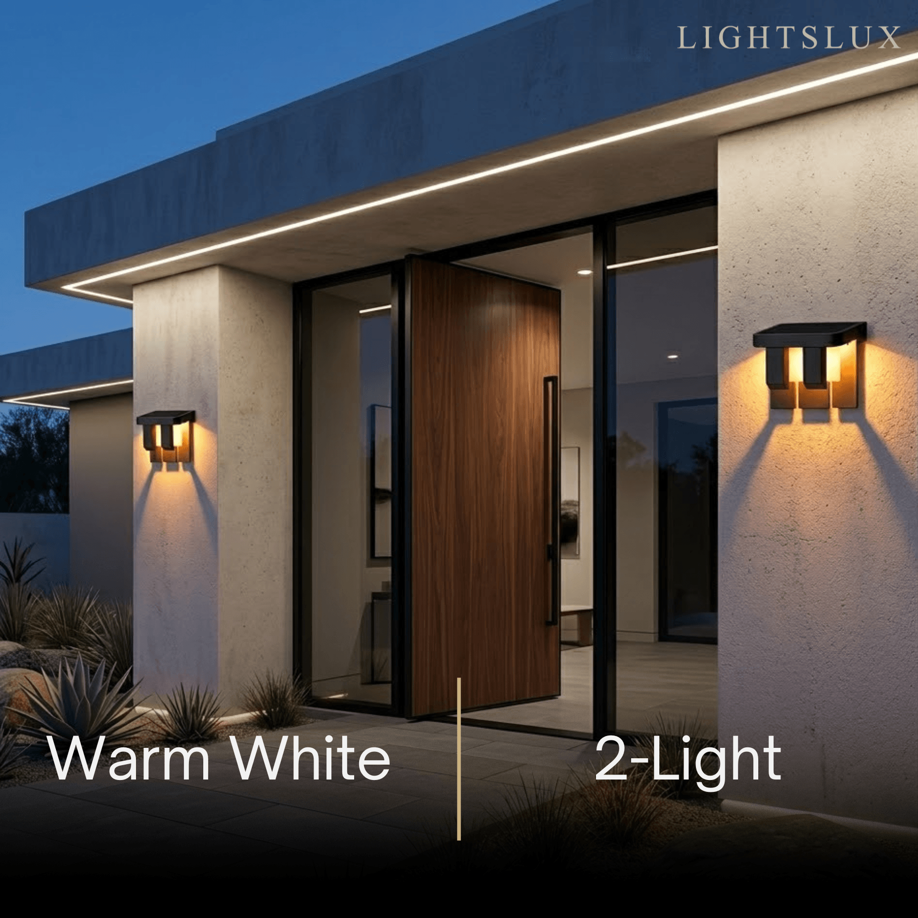 Irondale Modern Geometric Outdoor Wall Lamp