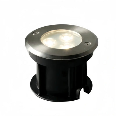 Minimalist_Outdoor_Ground_Lights_-_Black_Metal_Glass_Round_Design_for_Garden