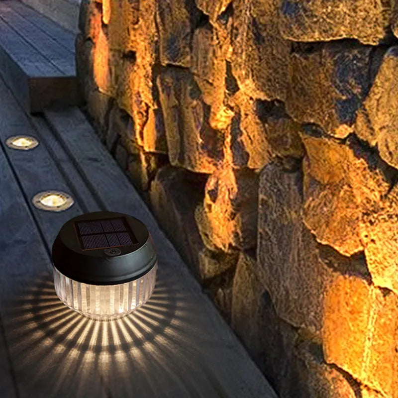 Irondale Modern Solar Pathway Lights - Black