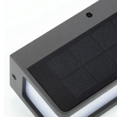 Modern Solar LED Outdoor Wall Lamp – Waterproof Sensor Light