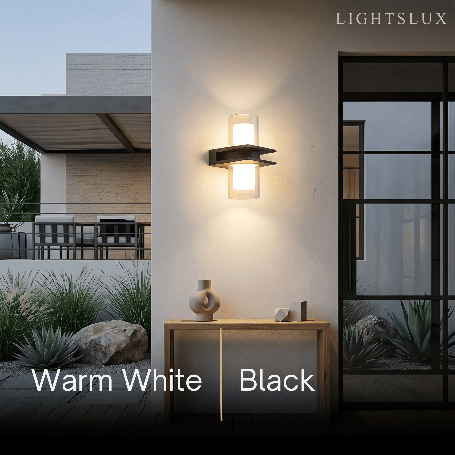 Arcato Modern Outdoor Wall Lamp