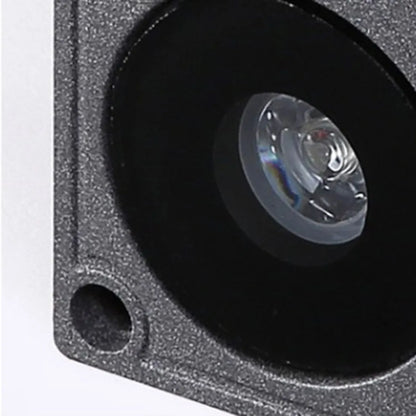 Modern Triangle Outdoor Step Light is made of metal