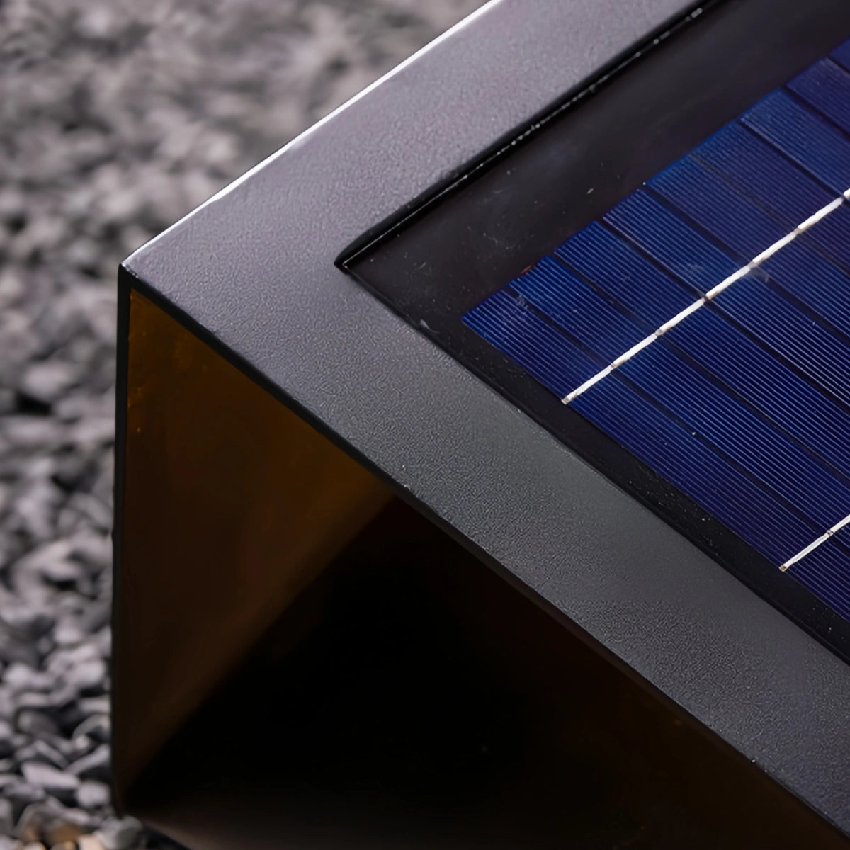 Modern Solar Pathway Lights - Black 