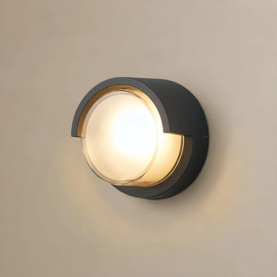 Irondale_Modern_Metal_Acrylic_Outdoor_Wall_Lamp_-_Round
