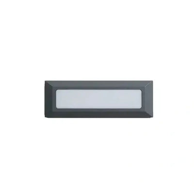  Minimalist Black LED Deck Step Light