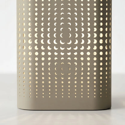Arcato Modern Cylindrical Outdoor Floor Lamp - White Metal for Yard