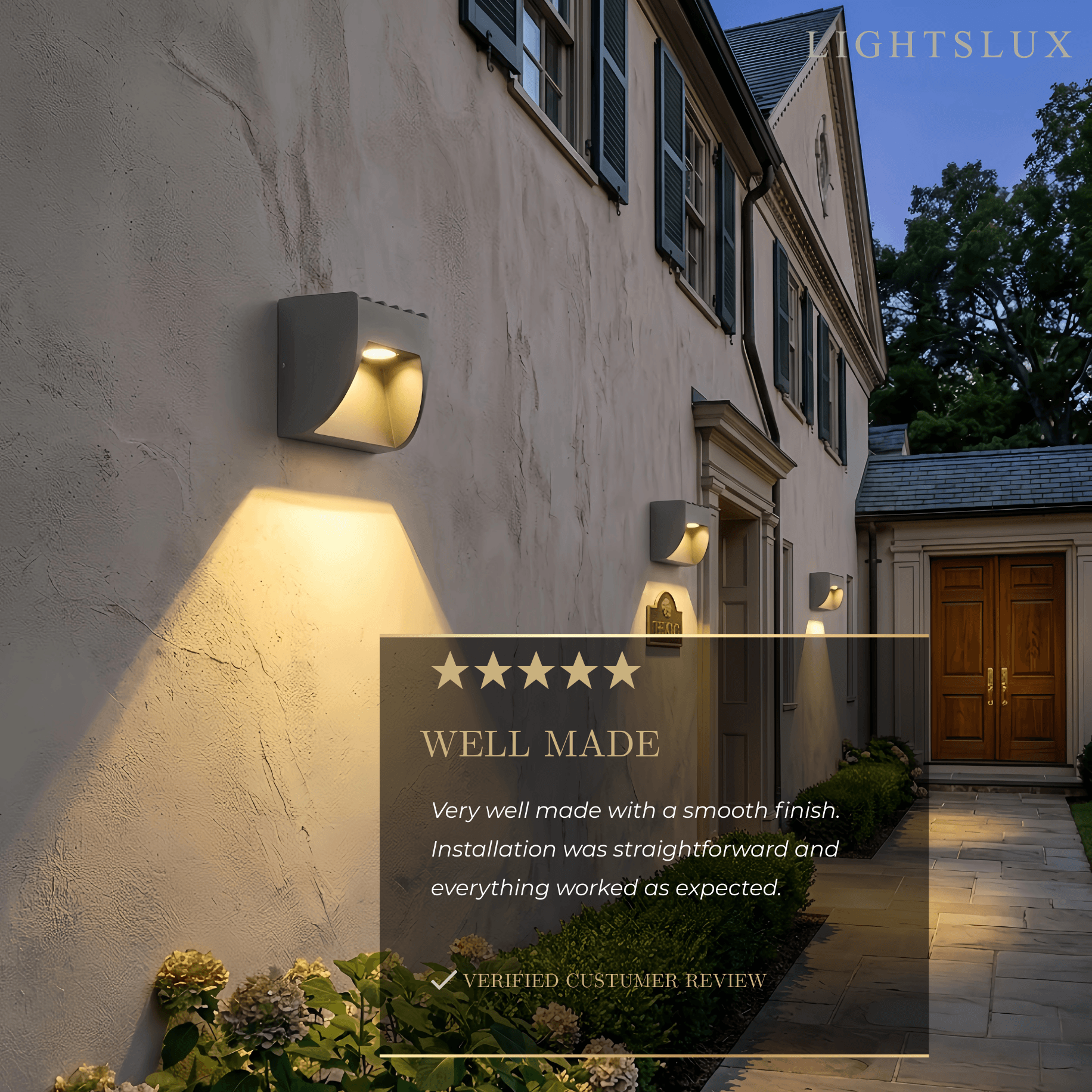Irondale Industrial Geometric Outdoor Wall Lamp